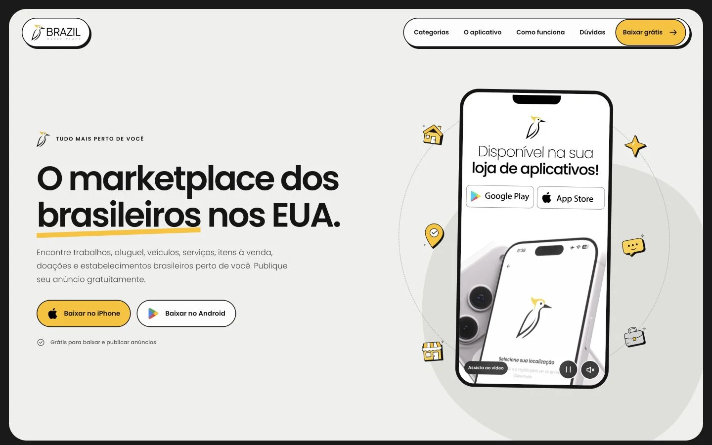 Hero do site Brazil Marketplace