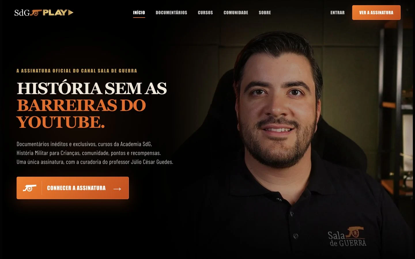 Hero do site Sala de Guerra