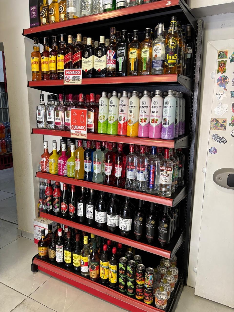 Expositor de bebidas do Alemão Bebidas